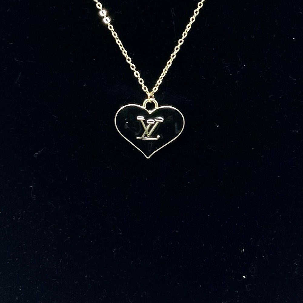 NWOT Authentic Louis Vuitton Charm on unbranded 14k chain - Picture 3 of 4